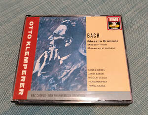 クレンペラーによるバッハ「ミサ曲ロ短調」CD2枚