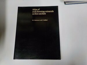 23V0561◆Atlas of the Rock-Forming Minerals in Thin Section Mackenzie. W.S.Guilford.C. 汚れ・折れ有 ☆