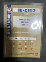 NPB 来日外国人 広島 カープ トーマス・ハッチ トレーディングカード Thomas Hatch マイナーカード_画像2