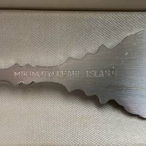 未使用 保管品 MIKIMOTO PEARL ISLAMD ミキモト スプーン 8本 セット まとめ パール付 食器 箱付の画像9