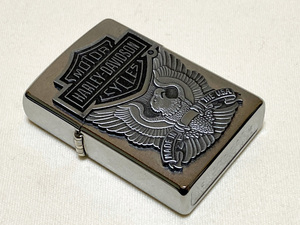 ♪未着火新品 ZIPPO HARLEY DAVIDSON EAGLE METAL ジッポー ハーレーダビッドソン イーグルメタル張り 2012年製 専用箱入♪