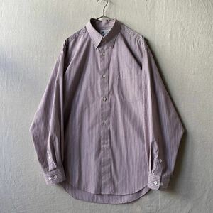 80s ISSEY MIYAKE シャツ / L コットン ストライプ ビンテージ アーカイブ im 90s T4-02077-8437