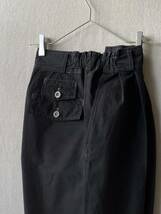 【後染め】old Paul Smith パンツ / M コットン ブラック ツータック ウエスト ゴム ビンテージ 90s 旧タグ P3-12007-1429_画像4