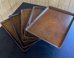 [5 pieces set ]... distribution serving tray tray width 360× depth 260 height 20 angle tore. tea utensils green tea tray tea tray .. tray side taking tray .. tray distribution serving tray . serving tray meal . izakaya pub store articles Osaka 