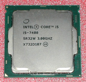 4 core CPU Core i5 7400 LGA1151