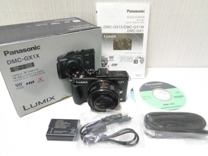 【美品】 Panasonic パナソニック LUMIX DMC-GX1X ブラック 箱入り