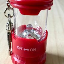 美品 BEAMS Small Lantern Keyholder ビームス ミニランタン型キーホルダー LED EDC OUTDOOR CAMP エブリデイキャリー アウトドア キャンプ_画像5
