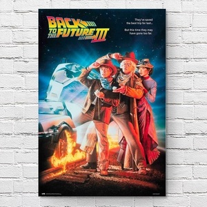 バックトゥザフューチャー 3 映画ポスター US版 24×36インチ (61×91.5cm) of1