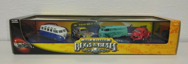 HotWheels HOT&CLASSIC BUGS&BUSES ホットウィール　フォルクスワーゲン　ビートル　ワーゲンバス　送料無料　ミニカー