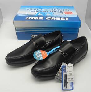 ビジネスシューズ STAR CREST　スタークレスト　 RAIN GUARD　SHOES　 25cm　黒　防水靴　未使用品　5741