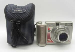 Canon キヤノン PowerShot A20 PC1007 コンパクトデジタルカメラ 　ケース付き　通電動作確認OK　5636