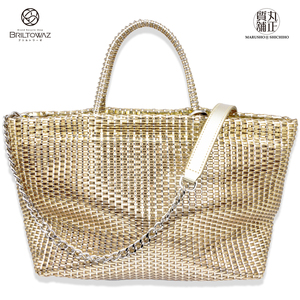  Anteprima in torechino tote bag PB16SEG0N7 PVC silver Gold wire shoulder bag clutch ANTEPRIMA(M211887h)