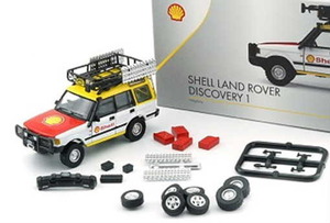 1/64 タイニー Land Rover ランドローバー ディスカバリー1 1998 Shell シェル石油 アクセサリー付（右ハンドル）●