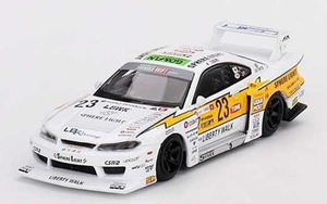 1/64 MINI-GT Nissan シルビア (S15) LB-Super Silhouette #23 2022 Goodwood Festival of Speed (右ハンドル)【618】