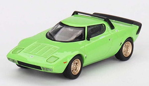 1/64 MINI-GT Lancia ランチア ストラトス HF ストラダーレ ヴェールデ キアーロ (ライムグリーン) (左ハンドル)【625】