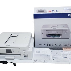 ブラザー プリビオ DCP-J4140N インクジェットプリンター 複合機 プリンター ブラザー Brother プリビオ ホワイト インク付き 美品の画像1