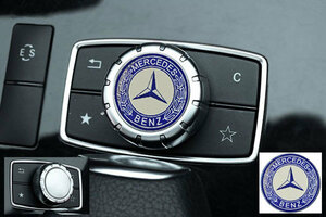  Benz, commando кнопка - декоративный элемент стикер, диаметр примерно 29mm, месяц багряник японский .-Laurel- голубой, бесплатная доставка!