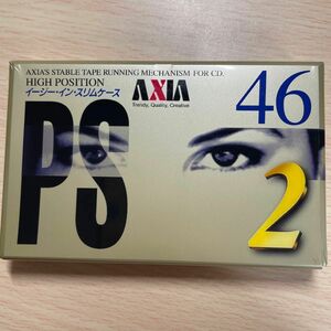 AXIA オーディオカセットテープ　46分　　　　　　　　　　ハイポジシリーズ PS2 