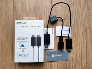 美品！ Microsoft ワイヤレスディスプレイアダプター マイクロソフト Wireless Display V2 P3Q-00009