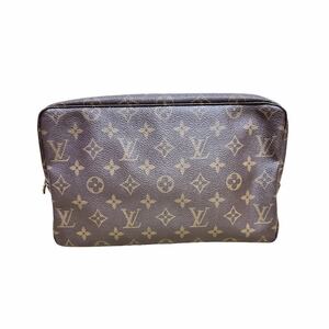 1円〜 売り切り LOUISVUITTON ルイヴィトン トゥルーストワレット M47522 モノグラム セカンドバッグ クラッチ ポーチ 同梱不可 【L0662】