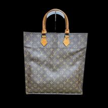 1円〜 売り切り LOUIS VUITTON ルイヴィトン サックプラ M51140 ハンドバッグ トートバッグ モノグラム ブラウン 同梱不可 【L0660】_画像1