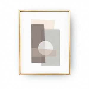 LOVELY POSTERS | TEXTURED RECTANGLE ART PRINT | A2【北欧 シンプル おしゃれ】