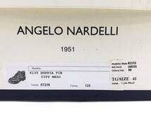 □ 未使用 ANGELO NARDELLI メンズ シューズ 6135 41 26.0㎝ ウイングチップ モンクストラップ ブラック MADE IN ITALY ビジネス ドレス □_画像10