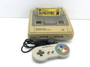 ◇【任天堂】スーパーファミコン本体 すぐに遊べるセット売り SFC ソフト10本付き マリオコレクション等◇