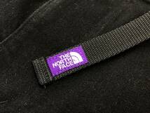 □ THE NORTH FACE パープルレーベル NT5150N ウェビングベルト デニム ワイド テーパード パンツ ブラック ナナミカ PURPLE LABEL □_画像3