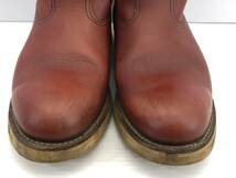 □RED WING レッドウィング ペコスブーツ 8866 PECOS BOOTS 7 1/2E 7.5 25.5cm 赤茶 犬タグ 98年□_画像4