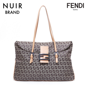 フェンディ FENDI ショルダーバッグ ズッキーノ トート ベージュ