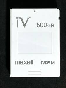 * free shipping * operation goods iVDR-S cassette hard disk 500GB white mak cell /maxell I vi M-VDRS Wooo correspondence ⑦