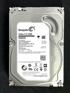 【送料無料】 ★ 2TB ★　ST2000VM003 / Seagate　【使用時間： 2 ｈ】　新品同様　3.5インチ 内蔵HDD　AVコマンド対応　SATA