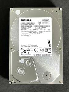 【送料無料】　★ 6TB ★　TOSHIBA / DT02ABA600V　【使用時間： 168 ｈ】　2023年製　稼働極少　3.5インチ内蔵HDD　SATA　AVコマンド対応