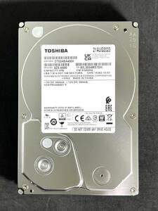 【送料無料】　★ 4TB ★　TOSHIBA / DT02ABA400V　【使用時間： 11 ｈ】　2023年製　新品同様　3.5インチ内蔵HDD　SATA　AVコマンド対応