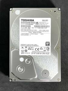 【送料無料】 ★ 3TB ★　TOSHIBA / DT01ABA300V 【使用時間： 12 ｈ】　2021年製　新品同様　3.5インチ 内蔵 HDD　SATA　AVコマンド対応