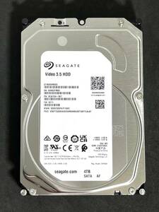 【送料無料】 ★ 4TB ★　ST4000VM005　/　Seagate 【 使用時間： 9 ｈ】2023年製 新品同様 Video 3.5インチ内蔵HDD　AVコマンド対応 SATA