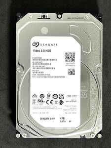 【送料無料】 ★ 4TB ★　ST4000VM005　/　Seagate 【 使用時間： 19 ｈ】2023年製 新品同様 Video 3.5インチ内蔵HDD　AVコマンド対応 SATA