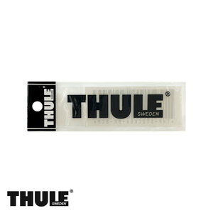 ステッカー ロゴ 黒 クロ ブラック 小サイズ 8cm　正規品 カッティングシート THULE/スーリー THP-STICKER-BK-8CM ht