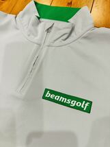 【美品！】BEAMS GOLF ビームスゴルフ ハーフジップ シャツ Mサイズ_画像2