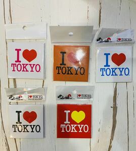 * Islay b Tokyo I LOVE TOKYO magnet 5 piece set 