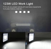 LEDワークライト 96w 10個 バックランプ 作業灯 補助灯 投光器 12v 24v スポットライト フォグランプ トラック ダンプ ユンボ 重機 爆光_画像5