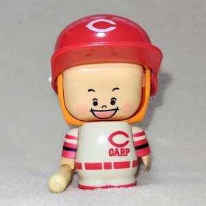 タカラ イレコミ君 CARP カープ 広島カープ 人形 昭和レトロ おもちゃ 野球 プロ野球 中古 送料無料 M2