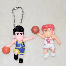 スラムダンク SLAMDUNK キーホルダー フィギュア 桜木花道 仙道彰 バスケ バスケットボール 当時物 中古 送料無料 M2_画像1