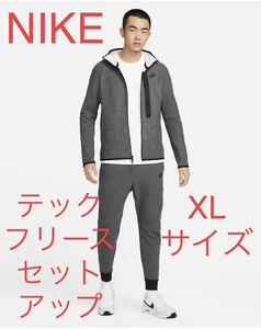 新品 国内正規品 NIKE WINTERIZED TECH FLEECE セットアップ DQ4802-010 DQ4809-010 XLサイズ ナイキ テックフリース ジョガー モコモコ LL