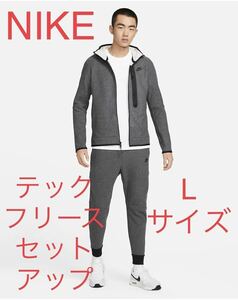 新品 国内正規品 NIKE WINTERIZED TECH FLEECE セットアップ DQ4802-010 DQ4809-010 Lサイズ ナイキ テックフリース ジョガー モコモコ