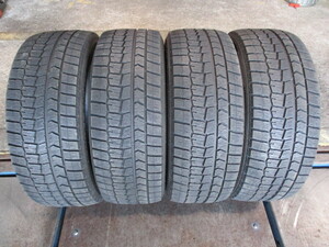 ｉ－１４２７３　２３５／５０Ｒ１８　ダンロップ　ウインターマックス　ＷＭ０２　２０２１年製　７，８分山　４本