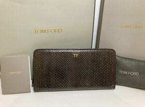 トムフォード　TOMFORD 蛇革　長財布