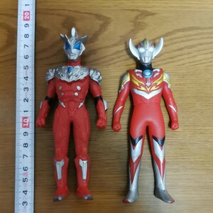 ウルトラマンジード オーブ ウルトラヒーローシリーズ バーンマイト ソリッドバーニング 絶版 ソフビ フィギュア セット