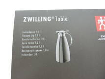 108C647B◆【未使用】ZWILLING ツヴィリング テーブル 保温卓上 ポット シルバー 1L 39500-044 ツヴィリング ヘンケルス_画像3